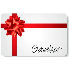 Gavekort A / 750 Kr. sendt p mail 